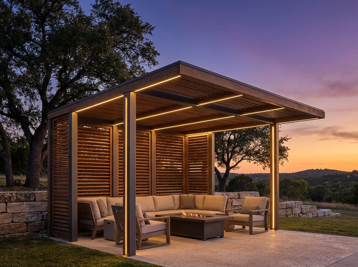 Outdoor living in The Dominion, Texas