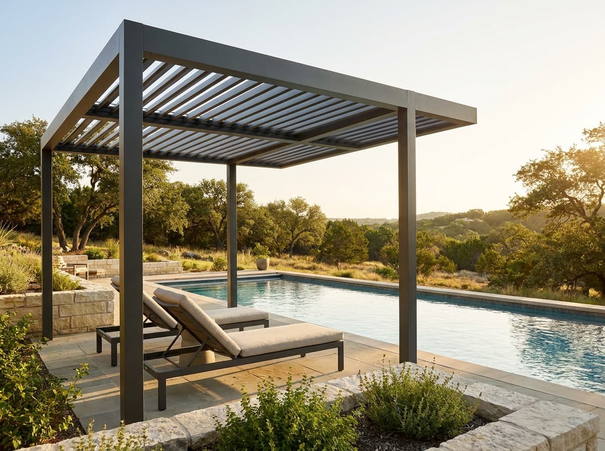 Outdoor living in Bee Cave, Texas