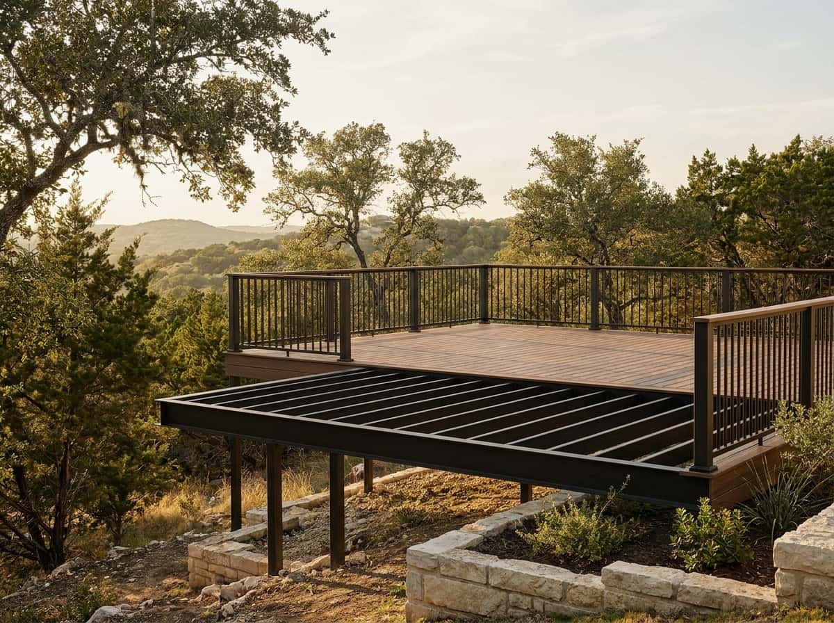 Steel-Framed WUI Decks