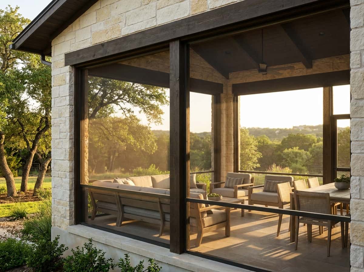 Screen Rooms & Motorized Screens